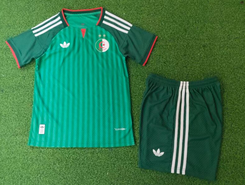 Kids-Algeria 2026 World Cup Away Soccer Jersey(Player)
